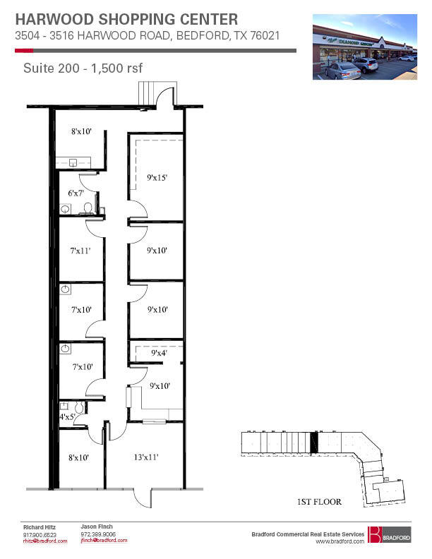 3504-3508 Harwood Rd, Bedford, TX en alquiler Plano de la planta- Imagen 1 de 1