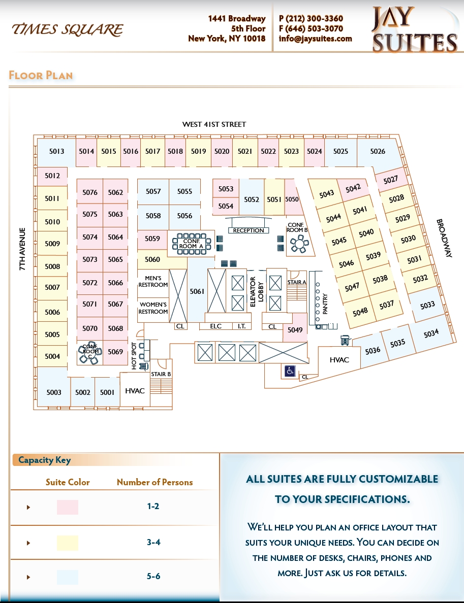 1441 Broadway, New York, NY en alquiler Plano de la planta- Imagen 1 de 5