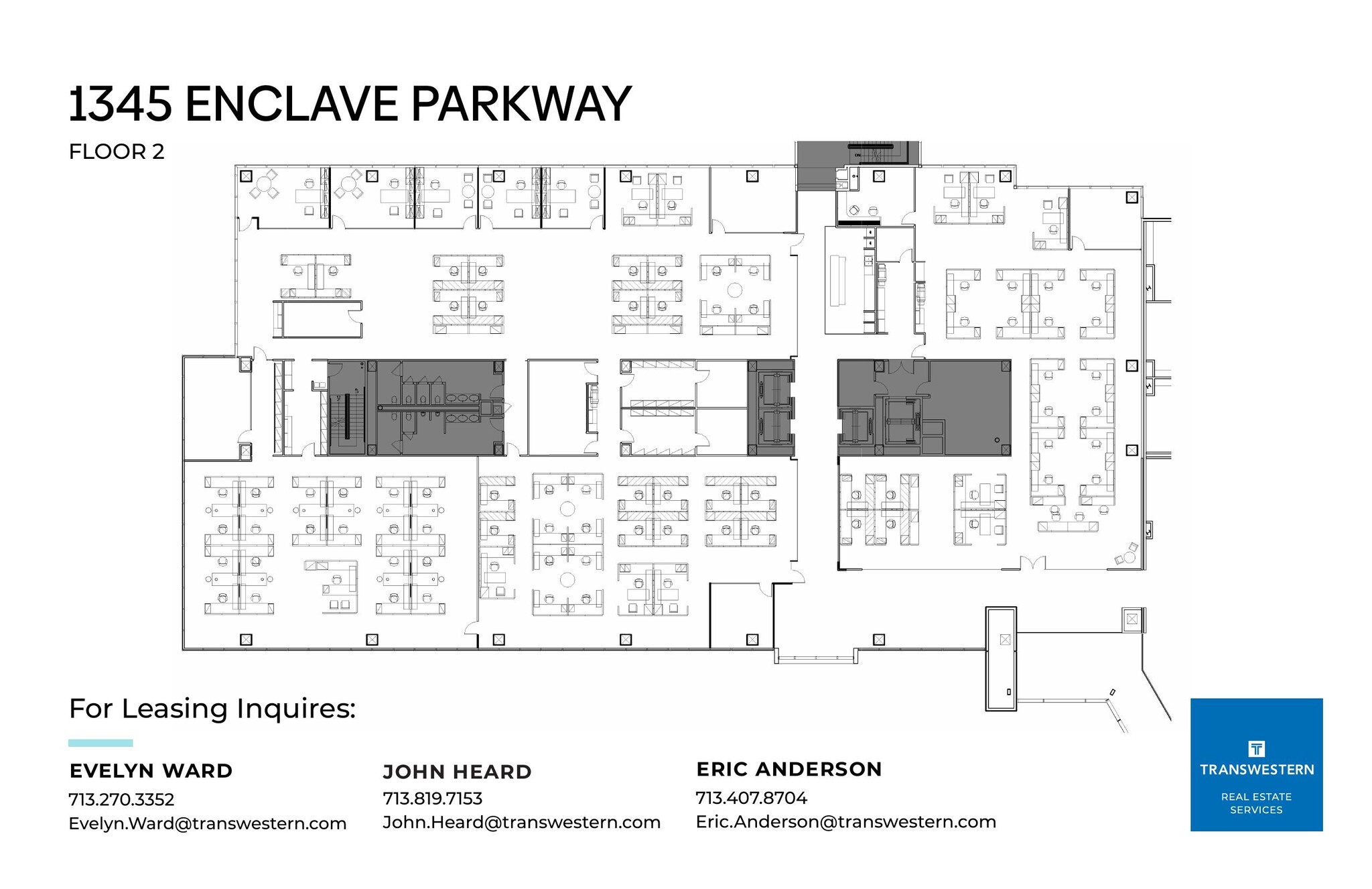 1345 Enclave Pky, Houston, TX en alquiler Plano de la planta- Imagen 1 de 1