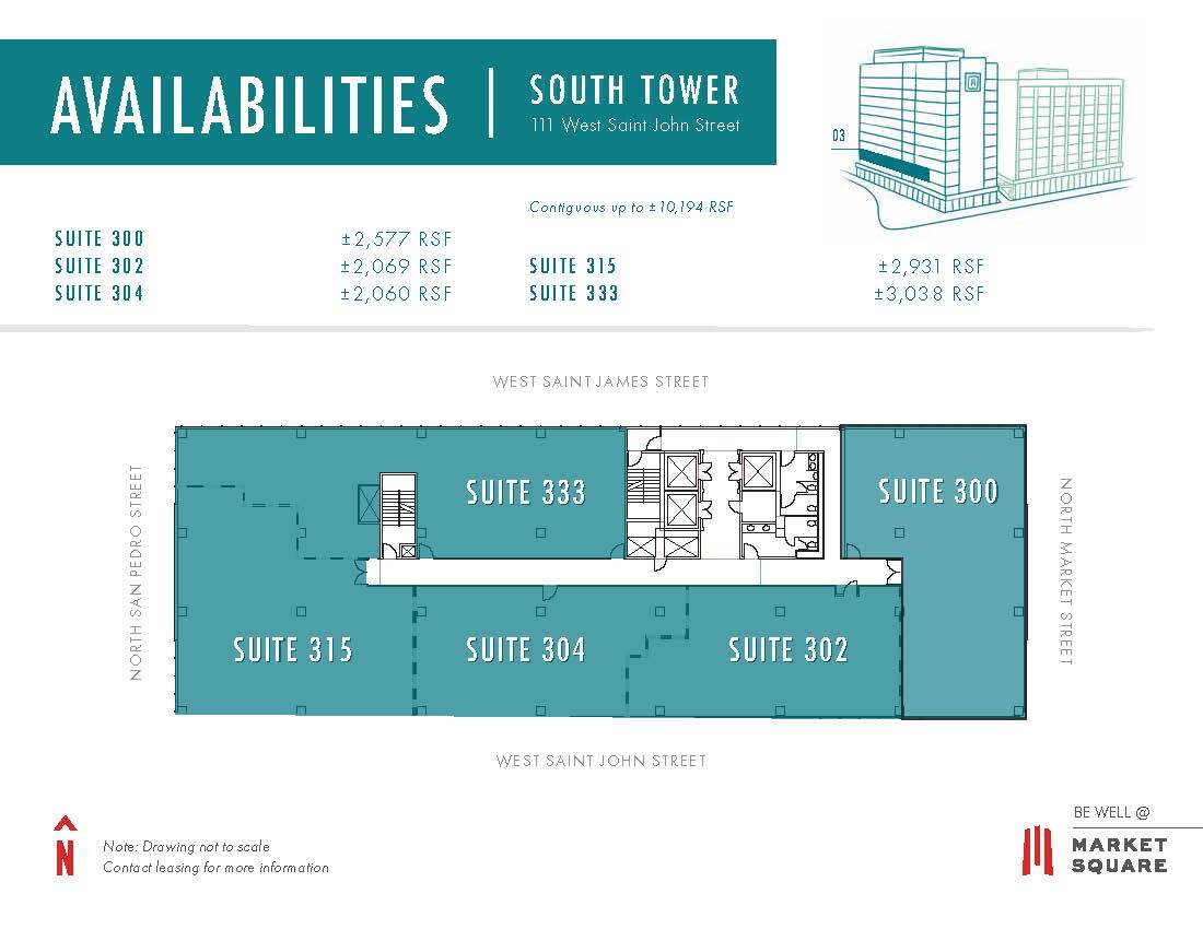 111 W Saint John St, San Jose, CA en alquiler Plano de la planta- Imagen 1 de 1