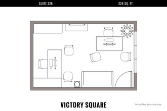 13615 Victory Blvd, Van Nuys, CA en alquiler Plano de la planta- Imagen 1 de 4