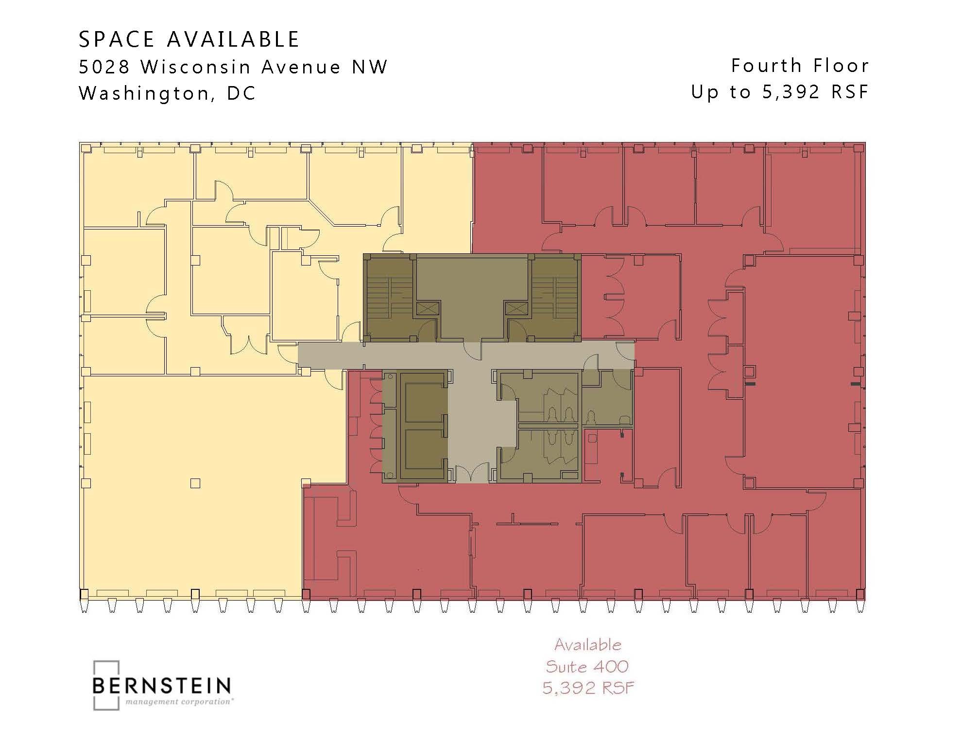 5028 Wisconsin Ave NW, Washington, DC en alquiler Plano de la planta- Imagen 1 de 1