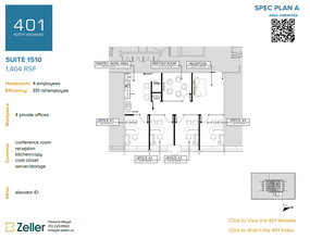 401 N Michigan Ave, Chicago, IL en alquiler Plano de la planta- Imagen 2 de 4