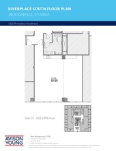 1300 Riverplace Blvd, Jacksonville, FL en alquiler Plano de la planta- Imagen 1 de 1