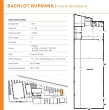 4100 Vanowen Pl, Burbank, CA en alquiler Plano de la planta- Imagen 1 de 1