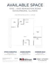 1305 Remington Rd, Schaumburg, IL en alquiler Plano del sitio- Imagen 1 de 1