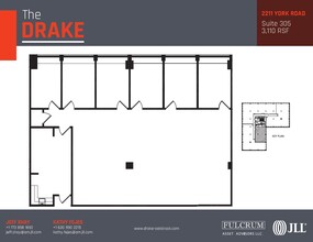 2211-2215 S York Rd, Oak Brook, IL en alquiler Plano de la planta- Imagen 1 de 5