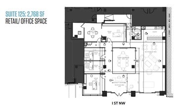 1725 I St NW, Washington, DC en alquiler Plano de la planta- Imagen 1 de 1