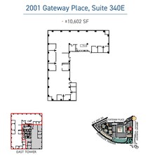 2001 Gateway Pl, San Jose, CA en alquiler Plano de la planta- Imagen 1 de 1