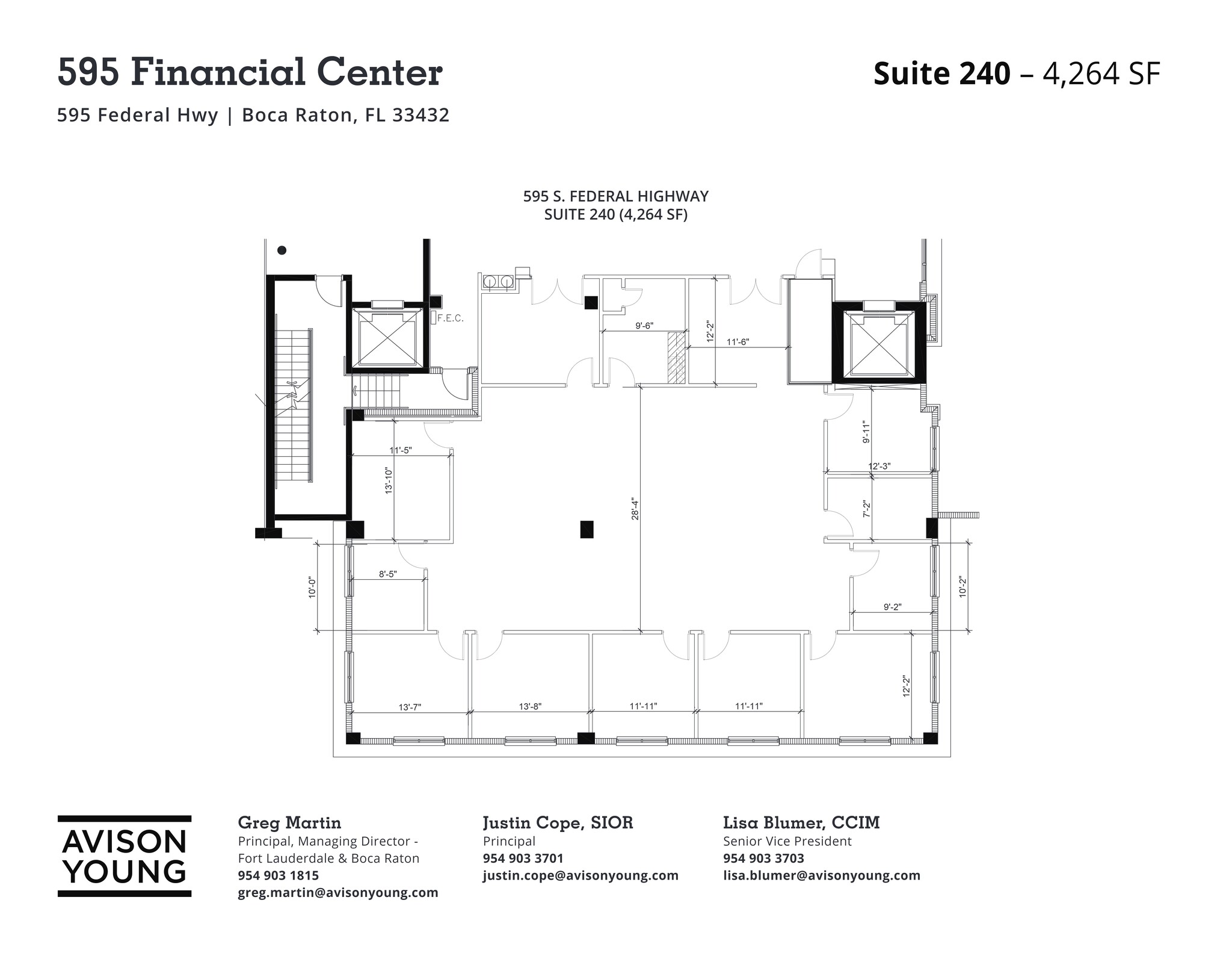 595 S Federal Hwy, Boca Raton, FL en alquiler Plano del sitio- Imagen 1 de 1