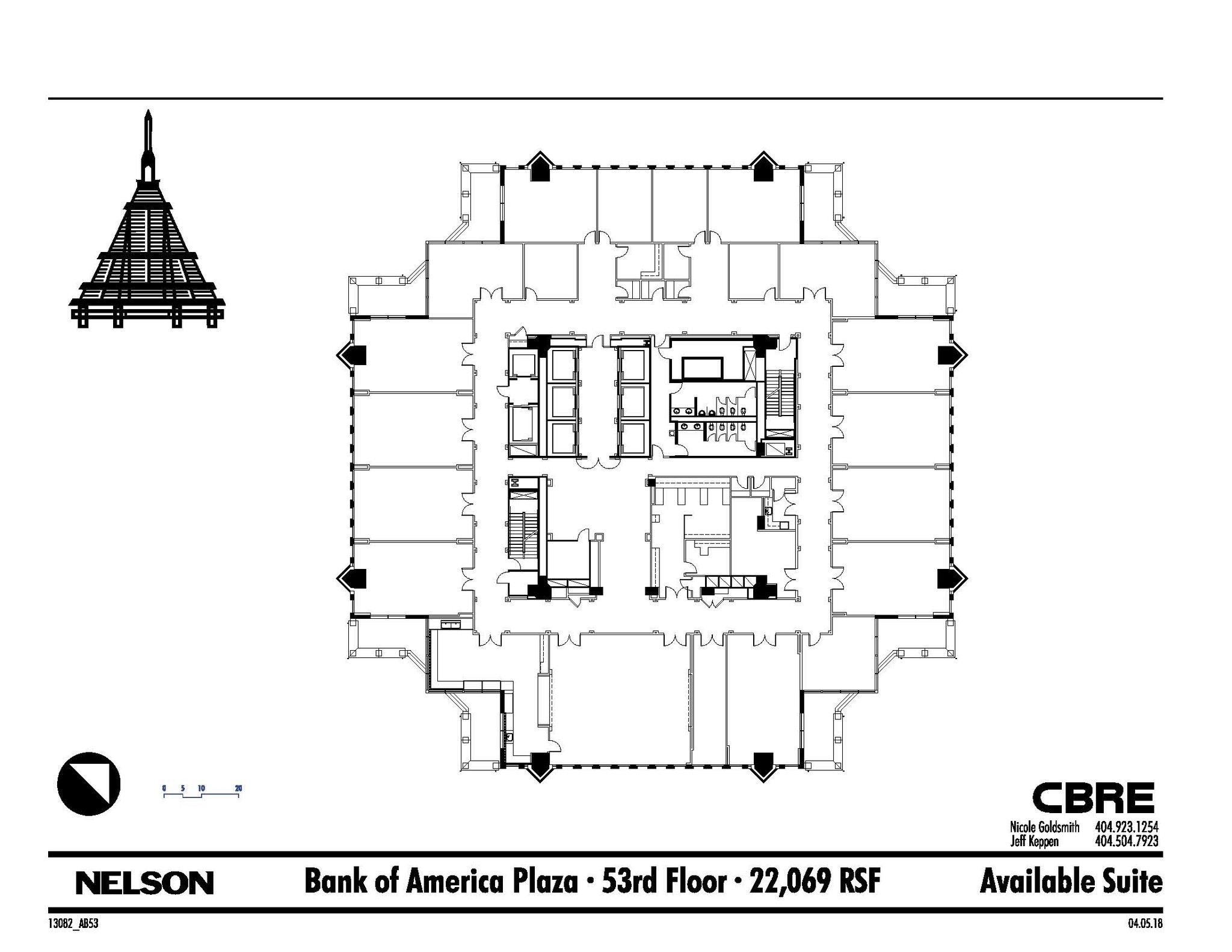 600 Peachtree St NE, Atlanta, GA en alquiler Plano de la planta- Imagen 1 de 1