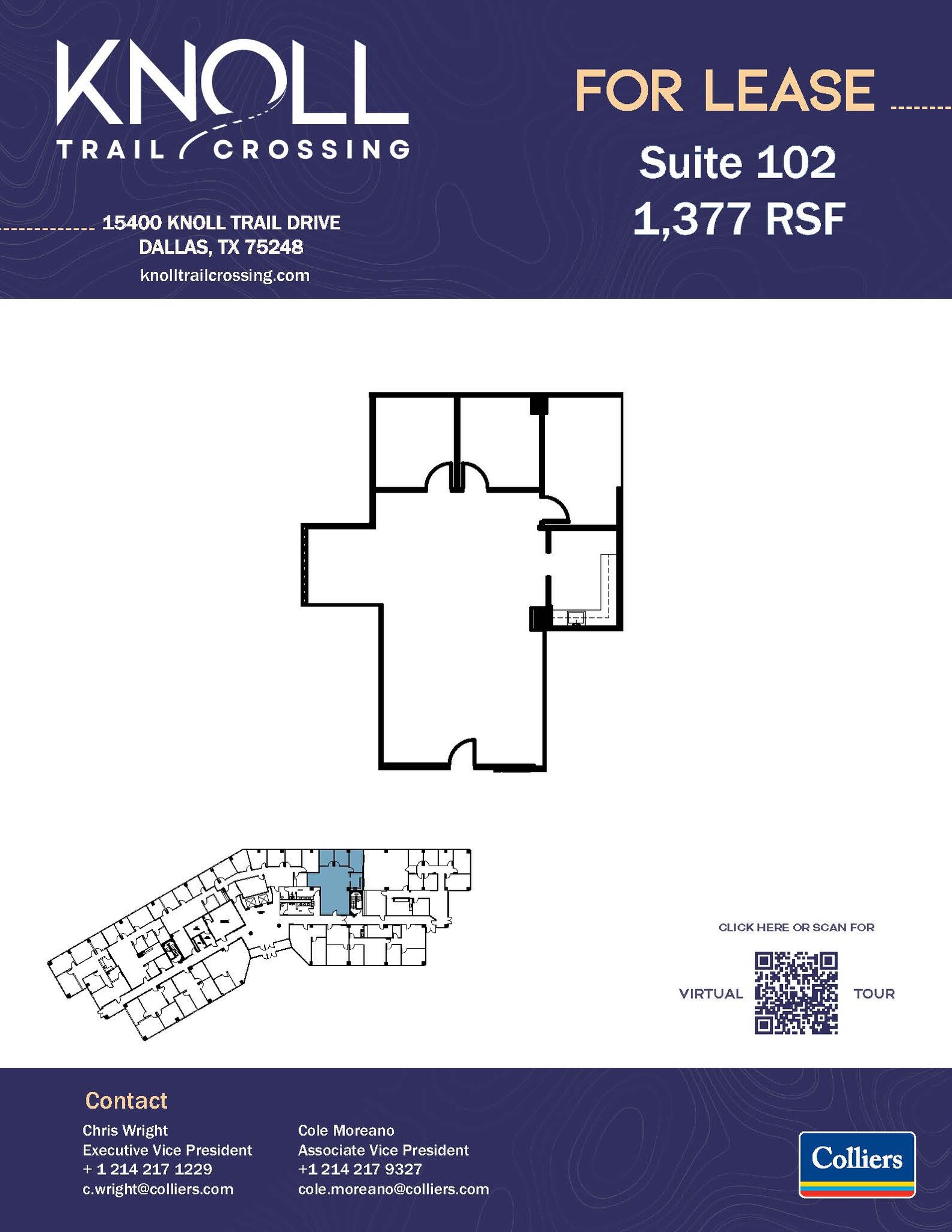 15400 Knoll Trail Dr, Dallas, TX en alquiler Plano de la planta- Imagen 1 de 2