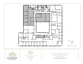 321 S Boston Ave, Tulsa, OK en alquiler Plano de la planta- Imagen 1 de 1