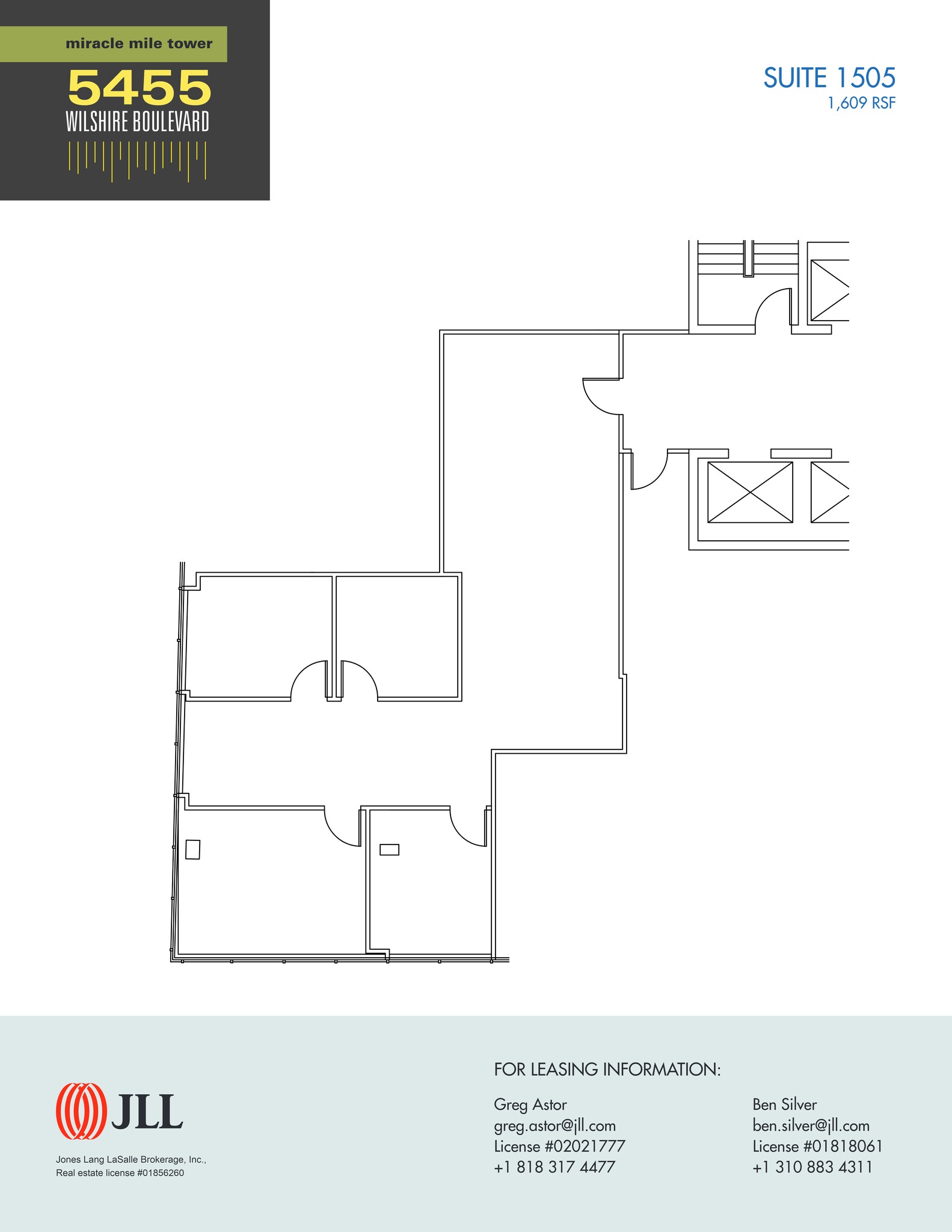 5455 Wilshire Blvd, Los Angeles, CA en alquiler Plano del sitio- Imagen 1 de 1