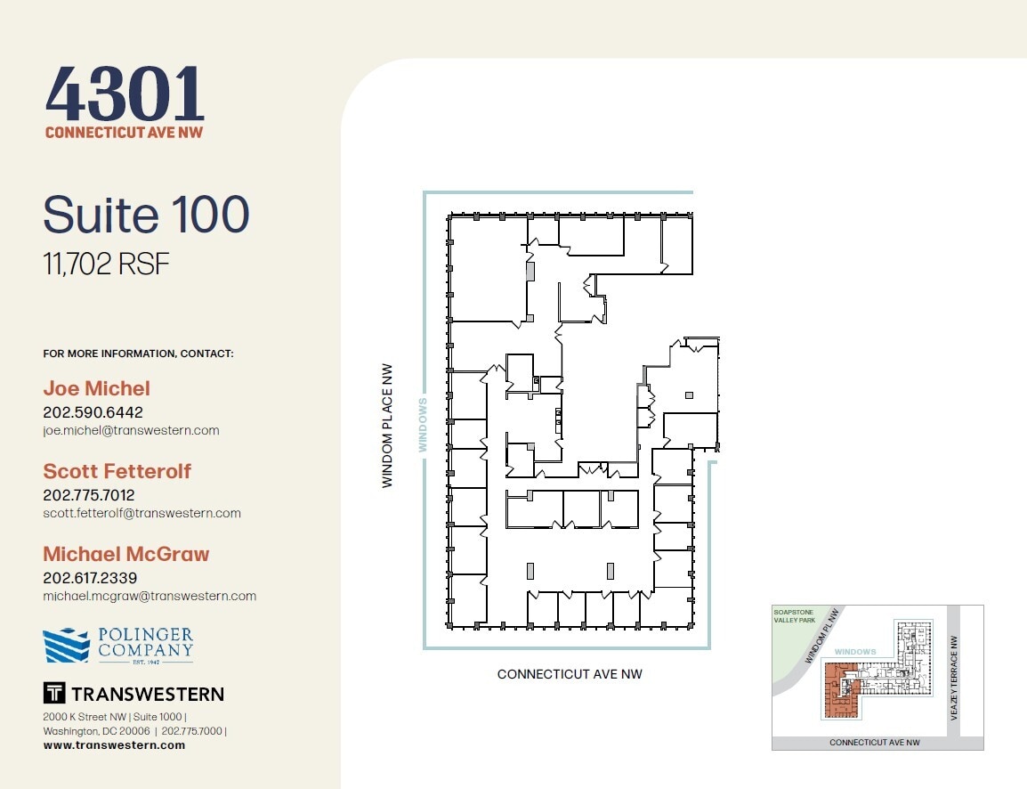4301 Connecticut Ave NW, Washington, DC en alquiler Plano de la planta- Imagen 1 de 1