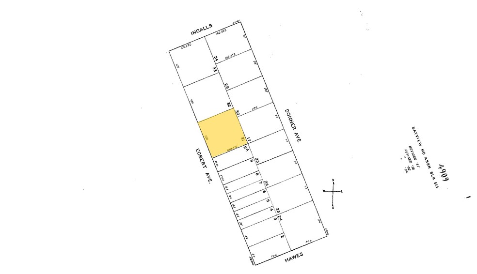 1240 Egbert Ave, San Francisco, CA en venta - Plano de solar - Imagen 2 de 2