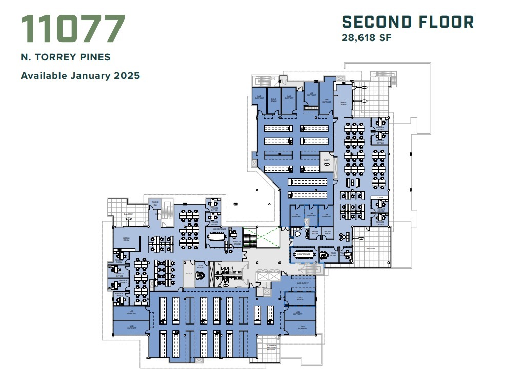 11085 N Torrey Pines Rd, La Jolla, CA en alquiler Plano de la planta- Imagen 1 de 1