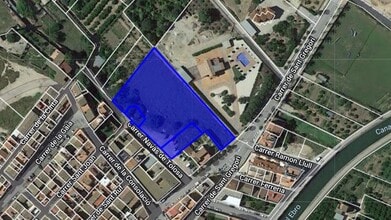 Roquetes, TAR - AÉREA  vista de mapa