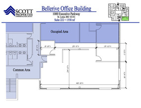 1000 Executive Parkway Dr, Creve Coeur, MO en alquiler Plano de la planta- Imagen 1 de 5