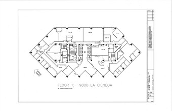 9800 S La Cienega Blvd, Inglewood, CA en alquiler Plano de la planta- Imagen 1 de 1