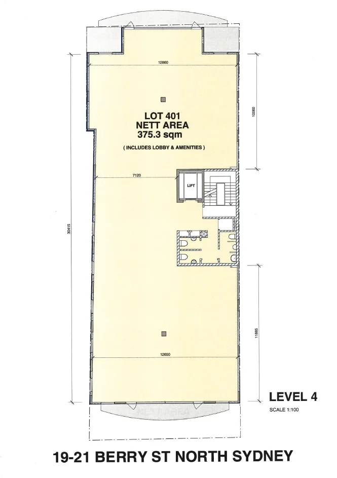 21 Berry St, North Sydney en alquiler Plano de la planta- Imagen 1 de 1