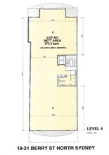 21 Berry St, North Sydney en alquiler Plano de la planta- Imagen 1 de 1