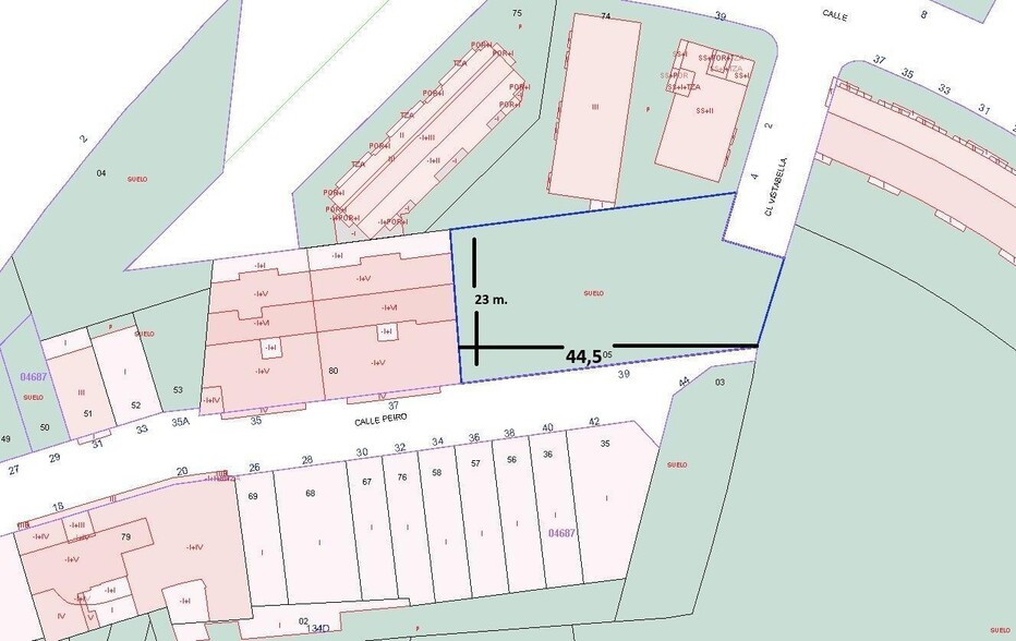 Carrer Peiró, 39, Borriol, Castellón en venta - Plano de la planta - Imagen 1 de 8