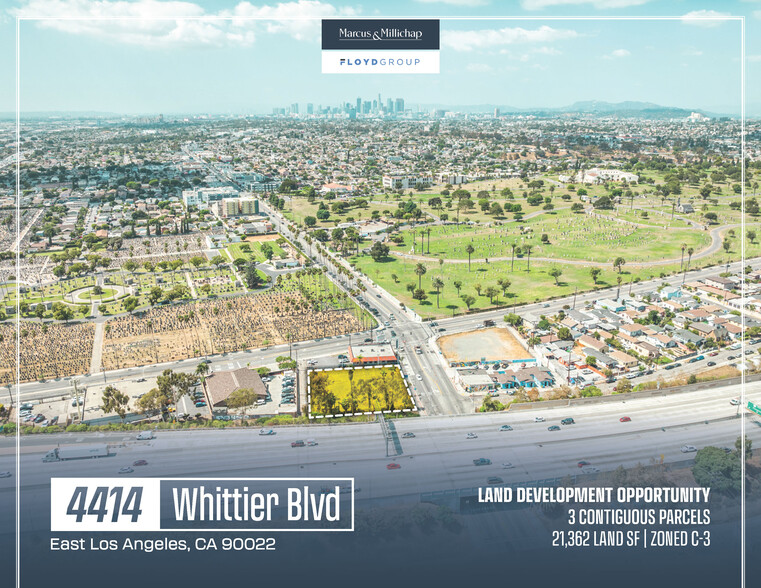 4414 Whittier Blvd, Los Angeles, CA en venta - Vista aérea - Imagen 1 de 7