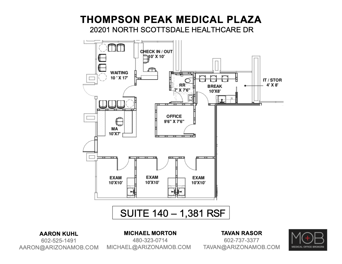 20201 N Scottsdale Healthcare Dr, Scottsdale, AZ en alquiler Plano de la planta- Imagen 1 de 1