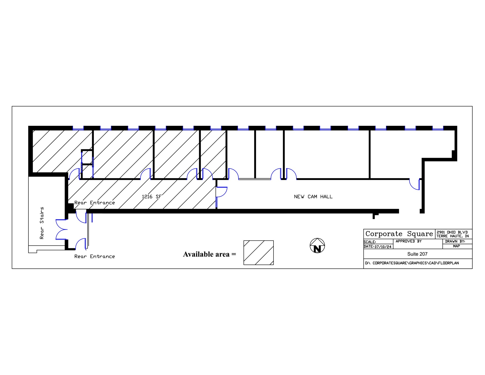 2901 Ohio Blvd, Terre Haute, IN en alquiler Plano del sitio- Imagen 1 de 1