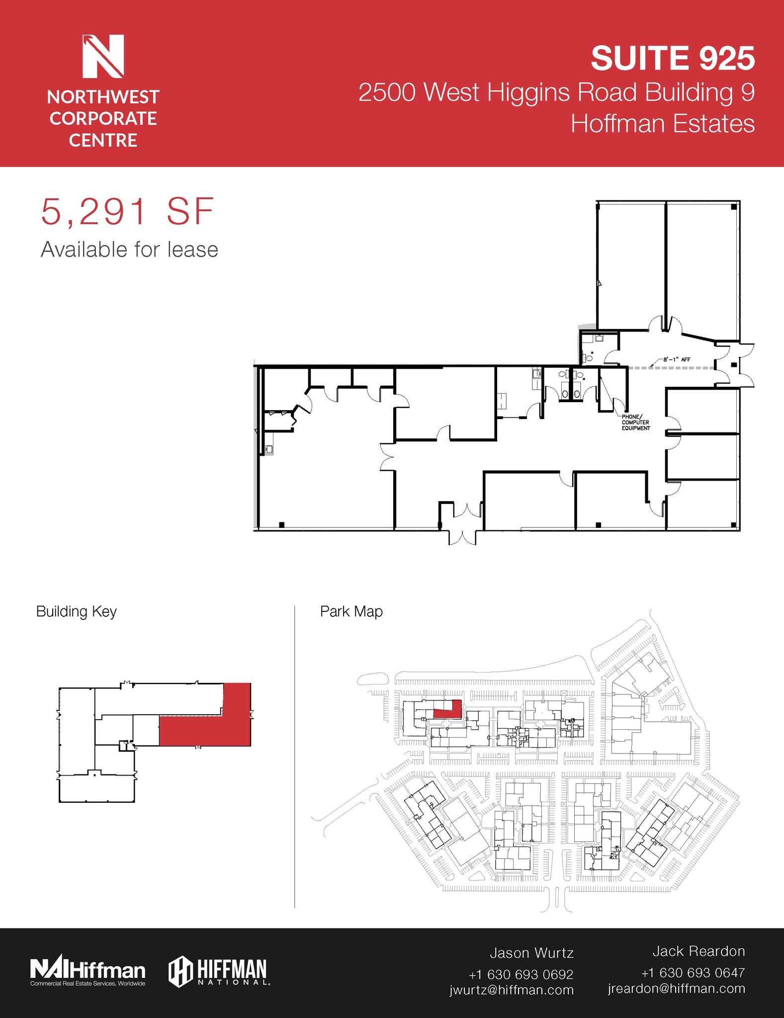 2500 W Higgins Rd, Hoffman Estates, IL en alquiler Plano de la planta- Imagen 1 de 1