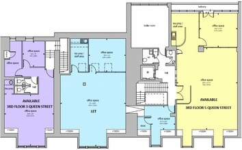 3-5 Queen St, Edinburgh en alquiler Plano de la planta- Imagen 1 de 13