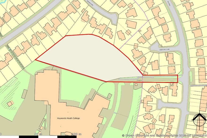 7 Penland Close, Haywards Heath en venta - Plano de solar - Imagen 3 de 3