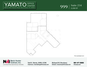 999 Yamato Rd, Boca Raton, FL en alquiler Plano de la planta- Imagen 1 de 1