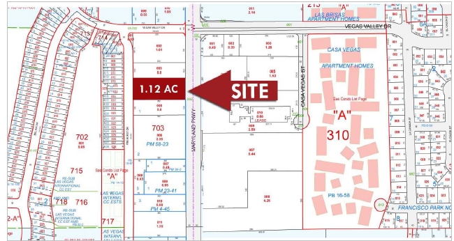 2965 S Maryland Pky, Las Vegas, NV en alquiler - Plano de solar - Imagen 2 de 7