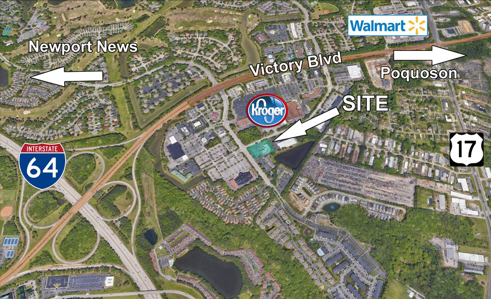 501 Village Ave, Yorktown, VA en venta - Vista aérea - Imagen 3 de 3