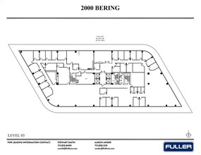 2000 Bering Dr, Houston, TX en alquiler Plano de la planta- Imagen 1 de 12