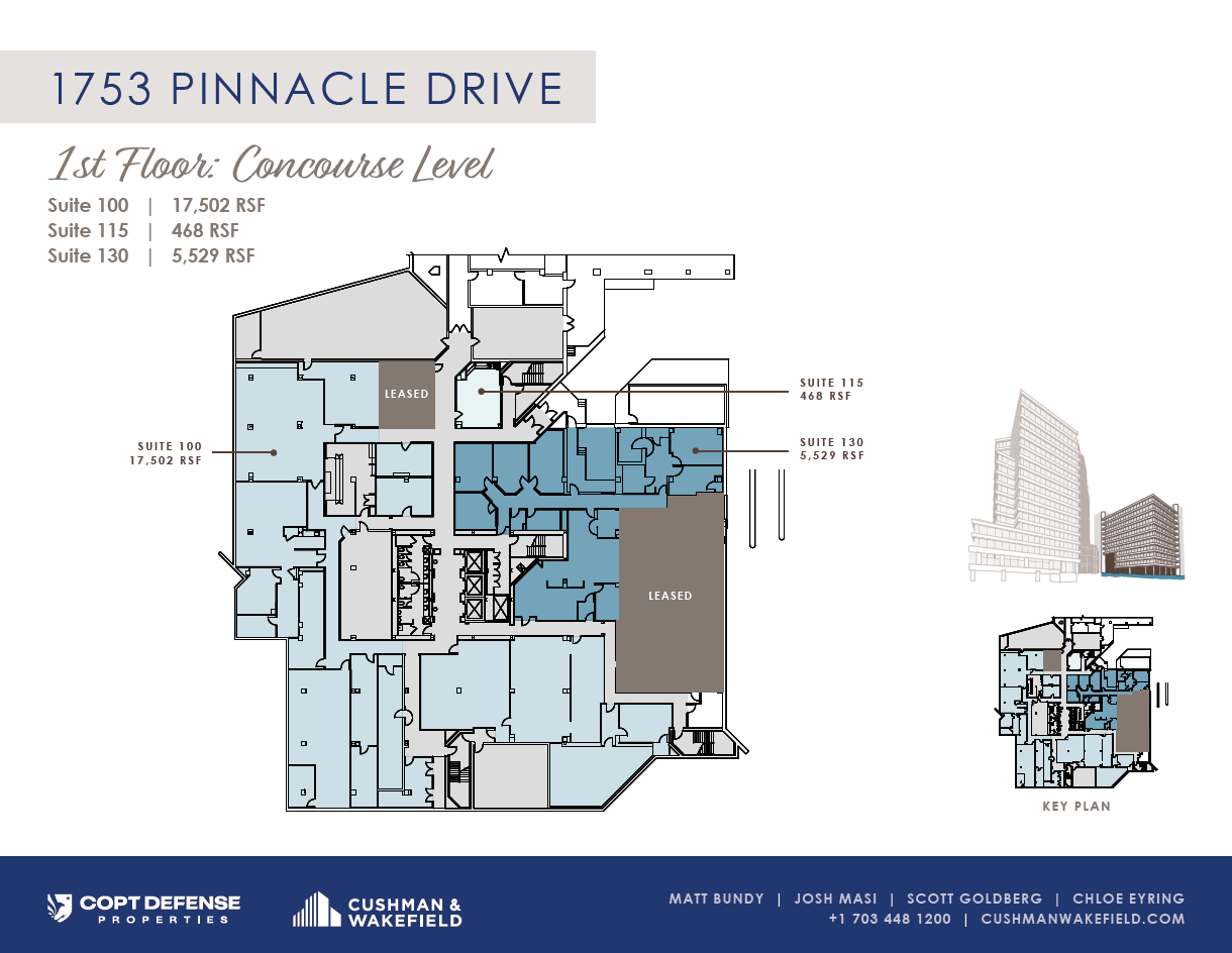 1753 Pinnacle Dr, McLean, VA en alquiler Plano de la planta- Imagen 1 de 1