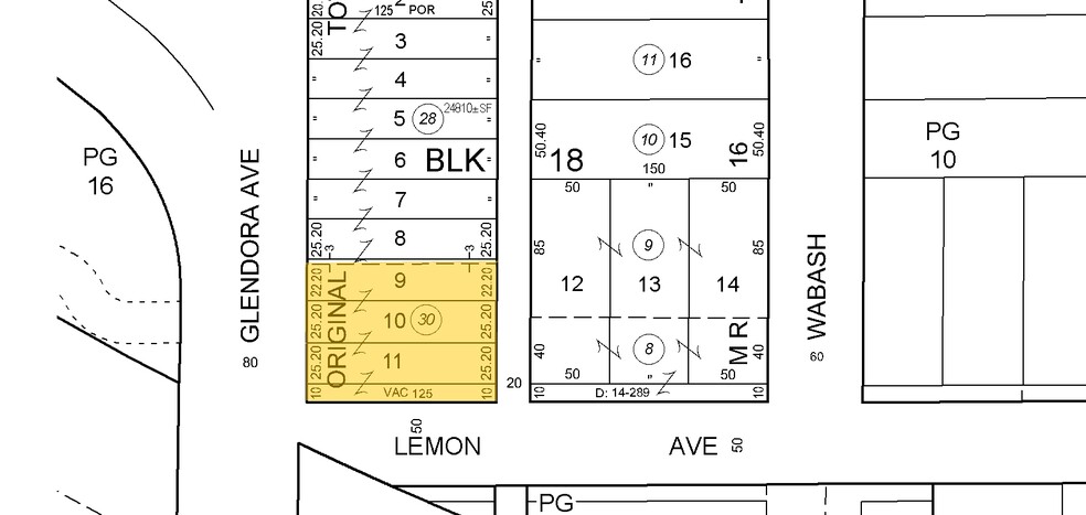 422 S Glendora Ave, Glendora, CA en alquiler - Plano de solar - Imagen 2 de 2