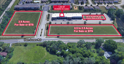 581 S Dan Jones Rd, Avon, IN - VISTA AÉREA  vista de mapa