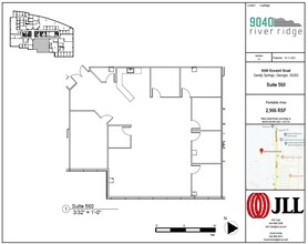 9040 Roswell Rd, Atlanta, GA en alquiler Plano de la planta- Imagen 1 de 1