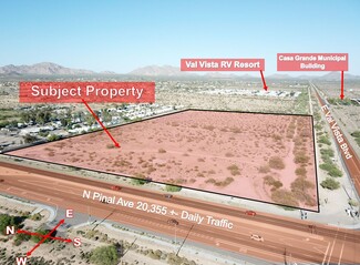 Más detalles para NEC N Pinal Ave & E Val Vista Blvd, Casa Grande, AZ - Terrenos en venta