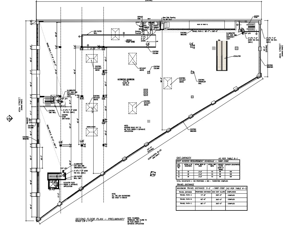 45-01 Northern Blvd, Long Island City, NY en alquiler Plano de la planta- Imagen 1 de 1