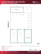 5700-5704 S Santa Fe Ave, Vernon, CA en alquiler Plano del sitio- Imagen 1 de 2