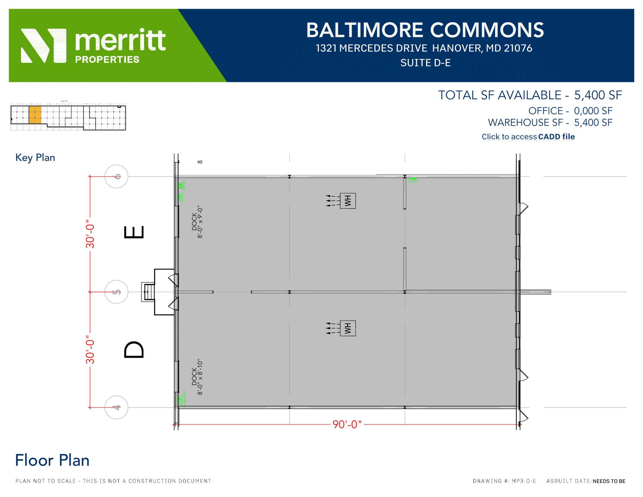 7455 New Ridge Rd, Hanover, MD en alquiler Plano de la planta- Imagen 1 de 1