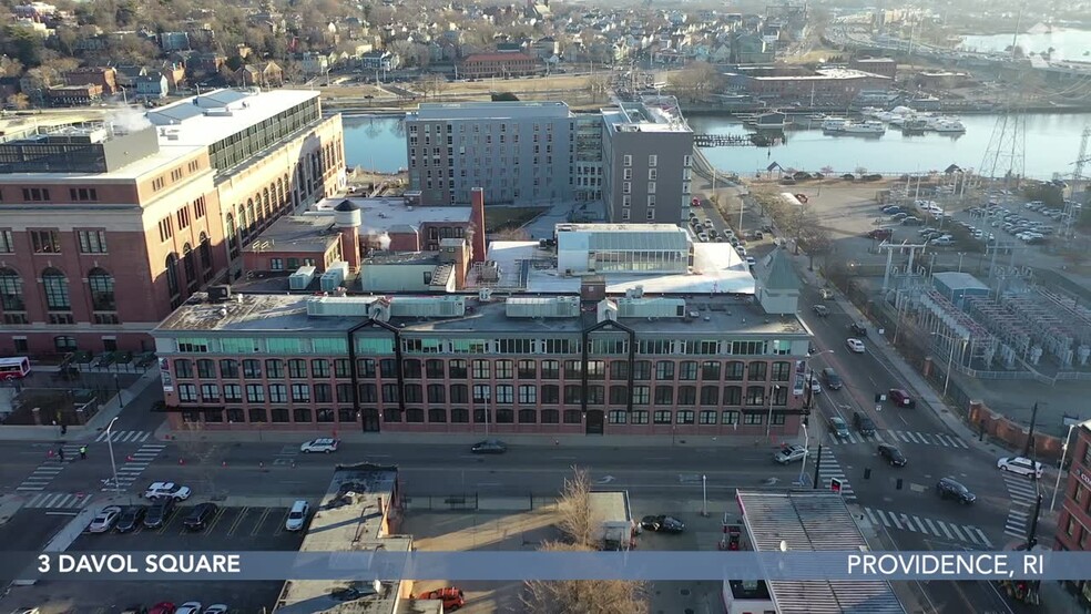 3 Davol Sq, Providence, RI en alquiler - Vídeo aéreo - Imagen 2 de 33