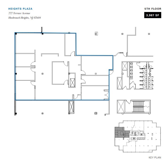 777 Terrace Ave, Hasbrouck Heights, NJ en alquiler Plano de la planta- Imagen 1 de 3