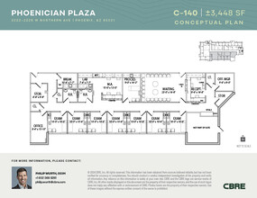 2222-2228 W Northern Ave, Phoenix, AZ en alquiler Plano de la planta- Imagen 2 de 3