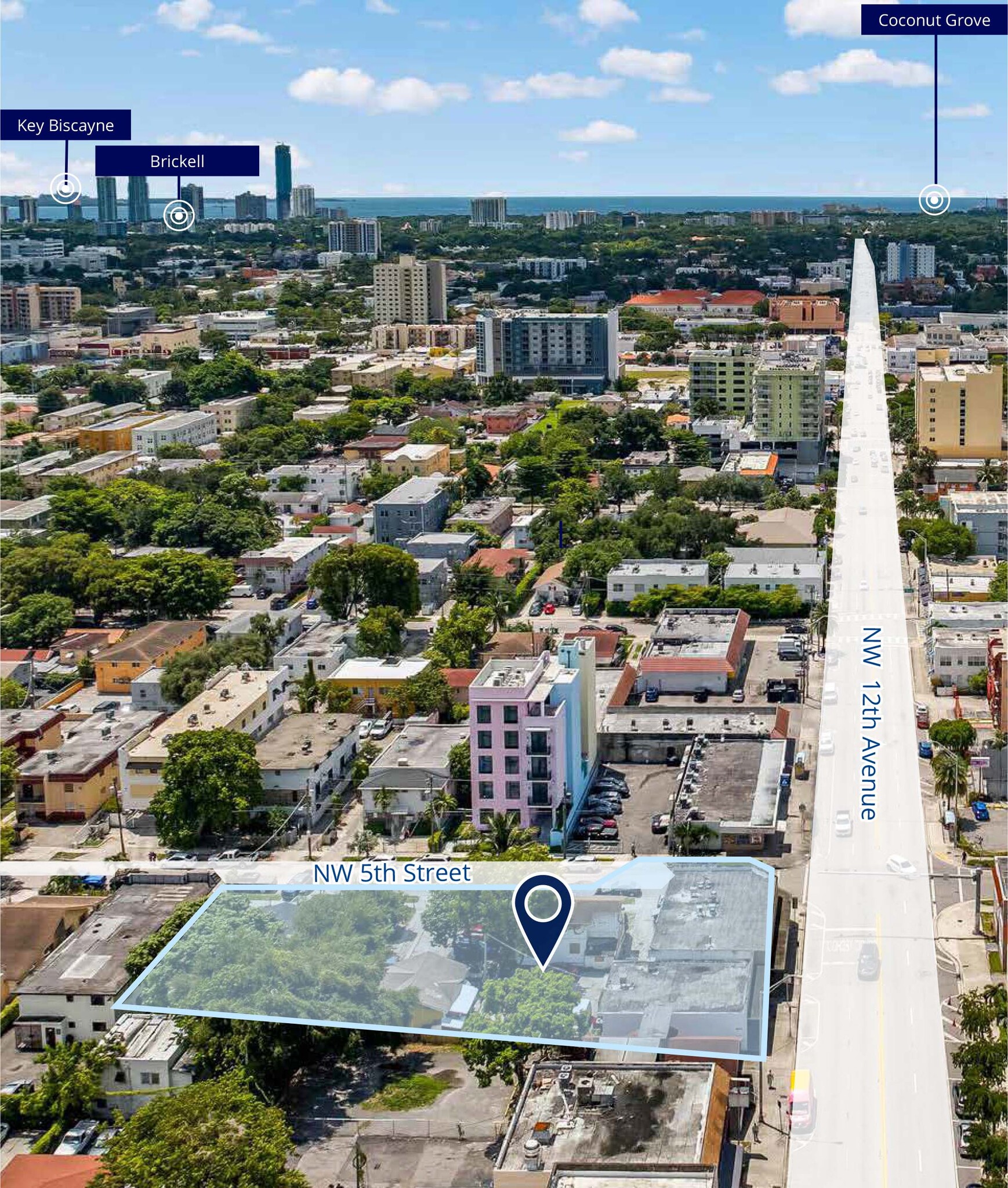 515 NW 12th Ave, Miami, FL en venta Vista aérea- Imagen 1 de 7