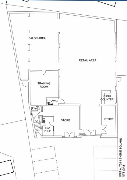 80 Skene Sq, Aberdeen en alquiler - Plano de la planta - Imagen 2 de 7